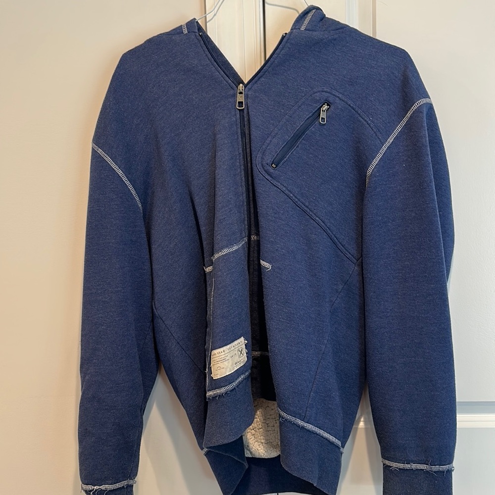 Marc Ecko Fleece Zip-Up Sweatshirt L